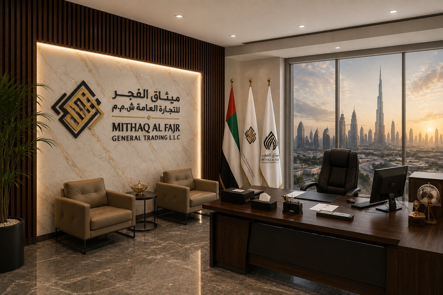Mithaq Al Fajr office, Dubai